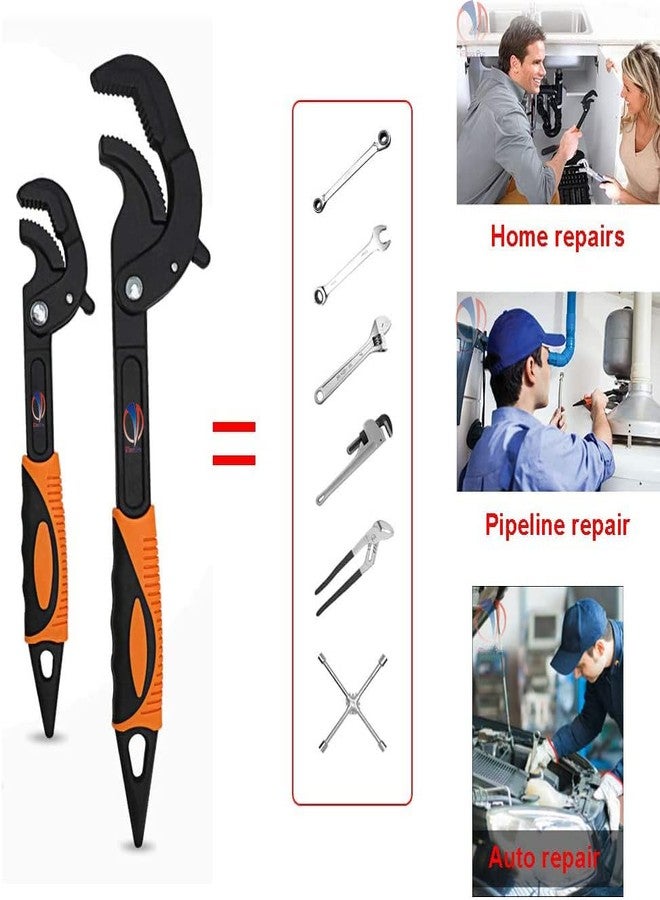 Mass Pro 1 Set Multi-function Magic Wrench Universal Adjustable Wrenches Single Sided Pipe Wrench - Image 4